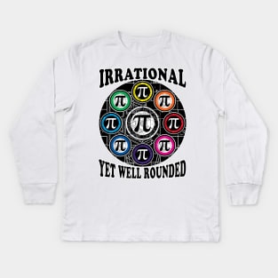 Ultimate Irrational Pi Day Symbol Kids Long Sleeve T-Shirt